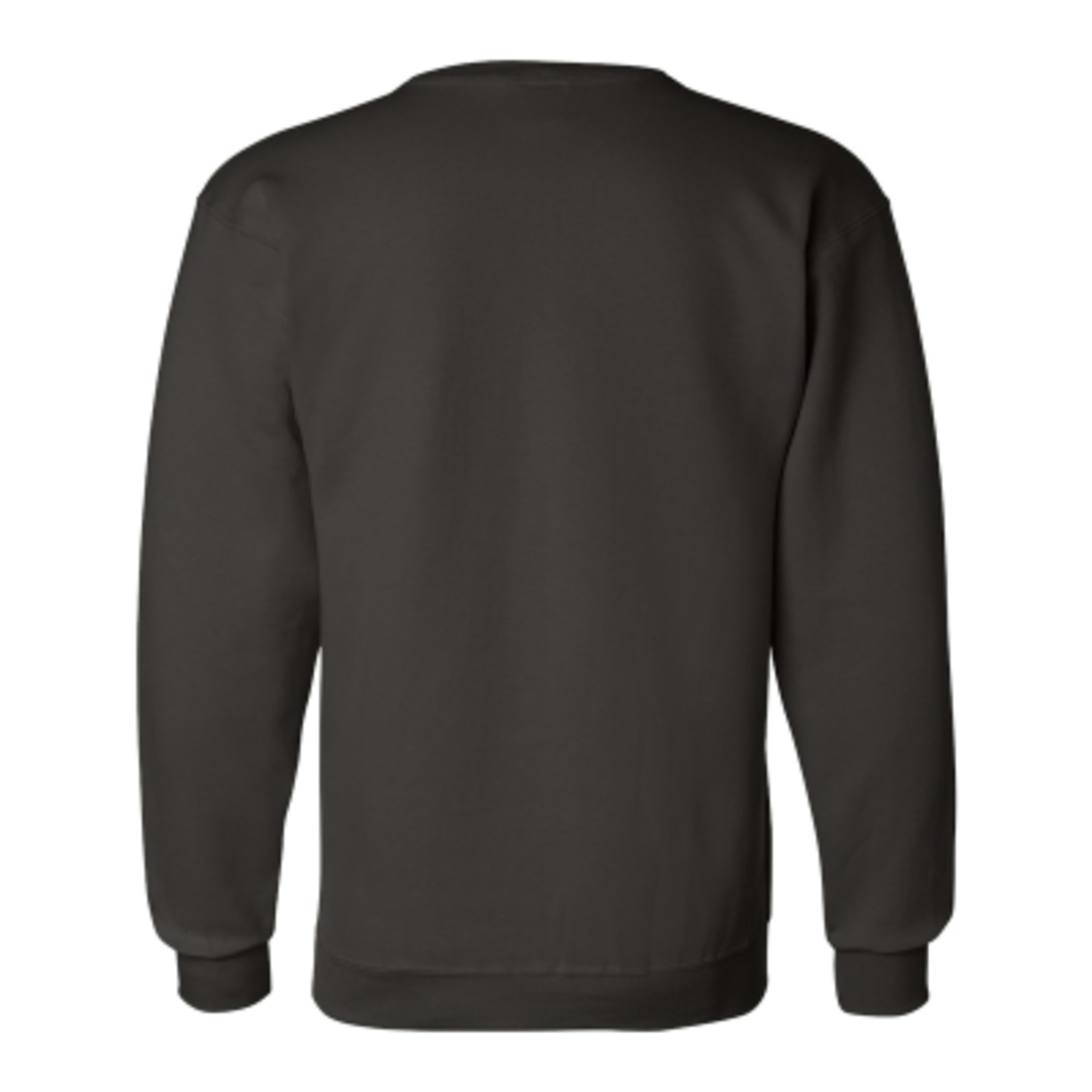 Crewneck Sweatshirt with Eco Recycled Polyester (Unisex) - Black - back - product view 11