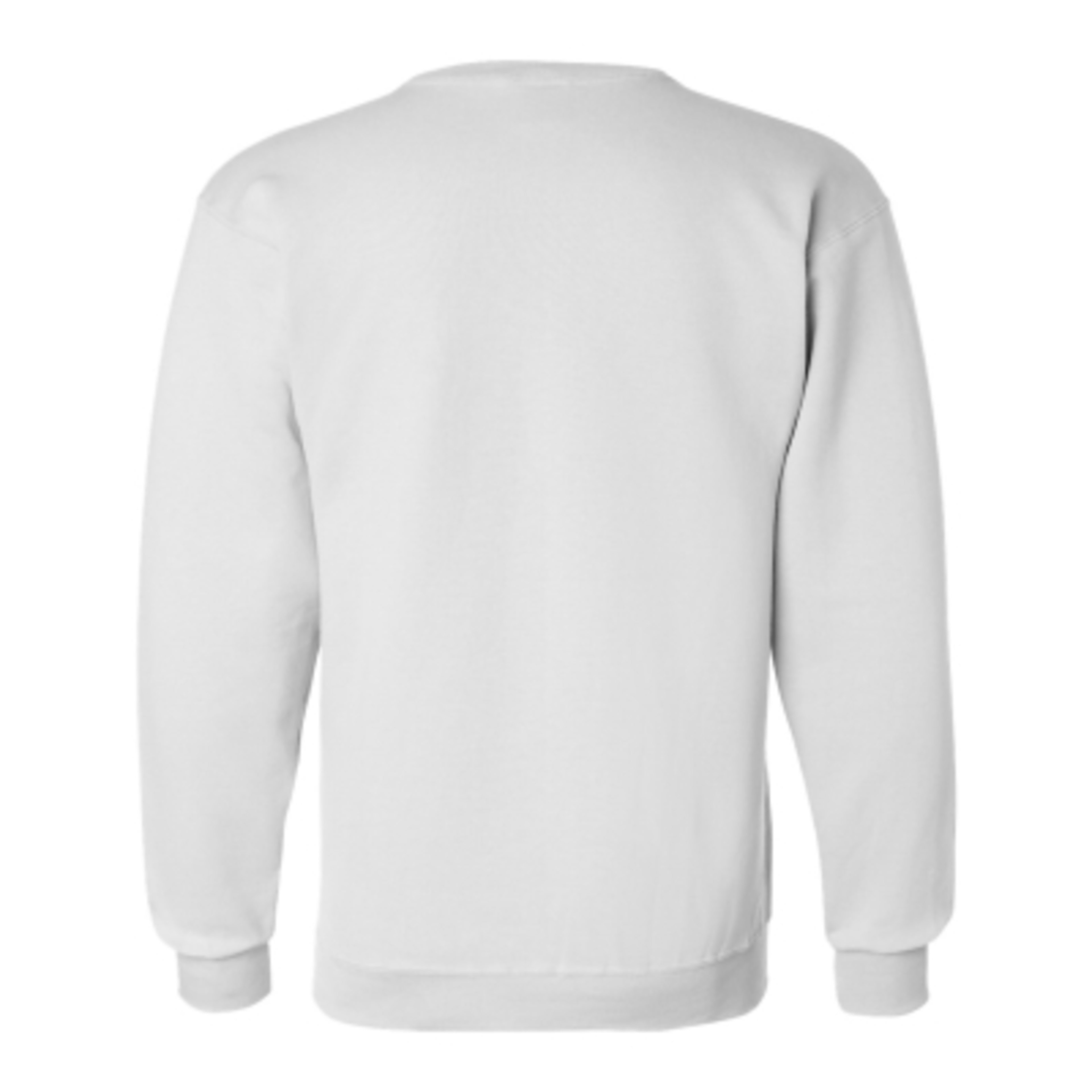 Crewneck Sweatshirt with Eco Recycled Polyester (Unisex) - White - back - product view 19