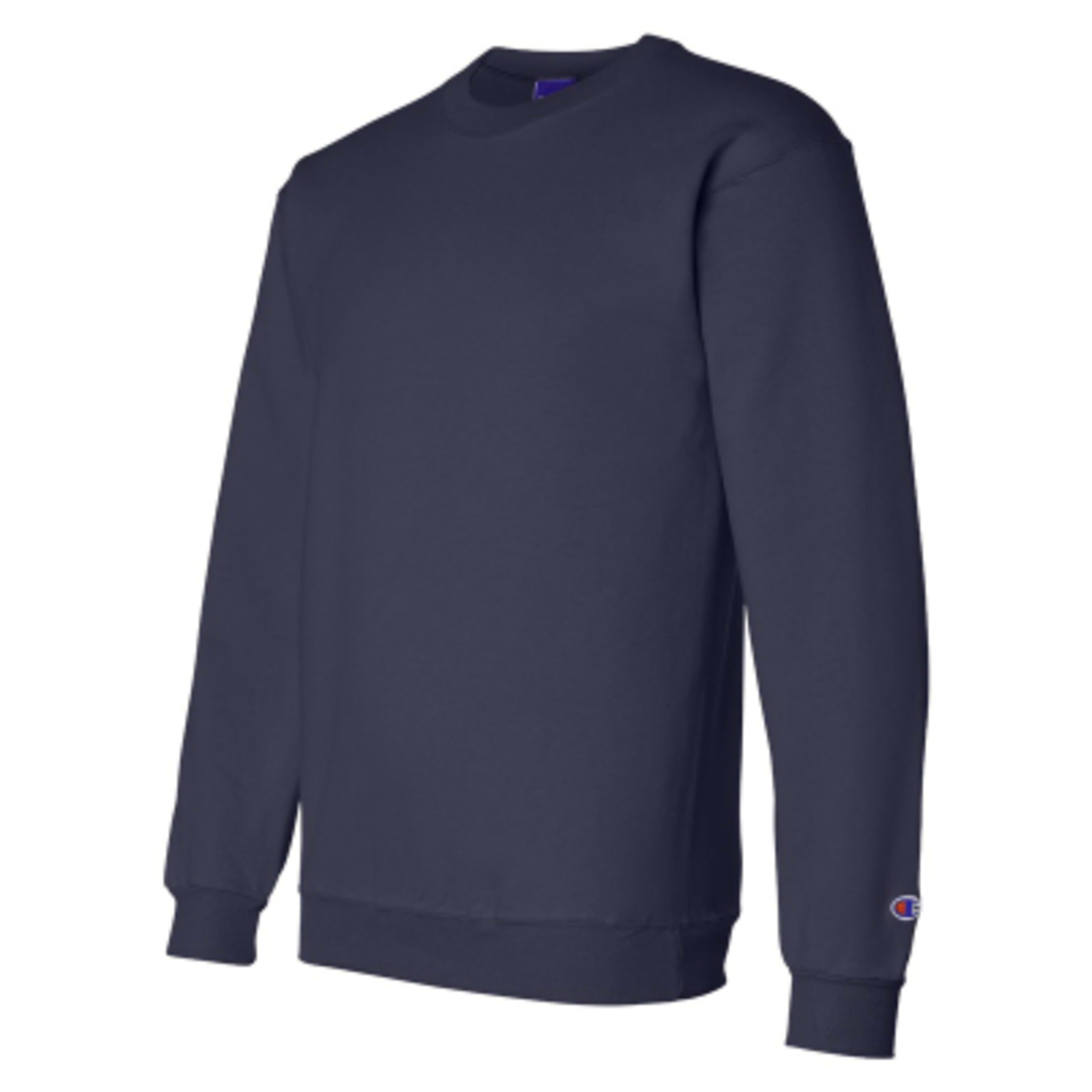 Crewneck Sweatshirt with Eco Recycled Polyester (Unisex) - Navy - side - product view 22