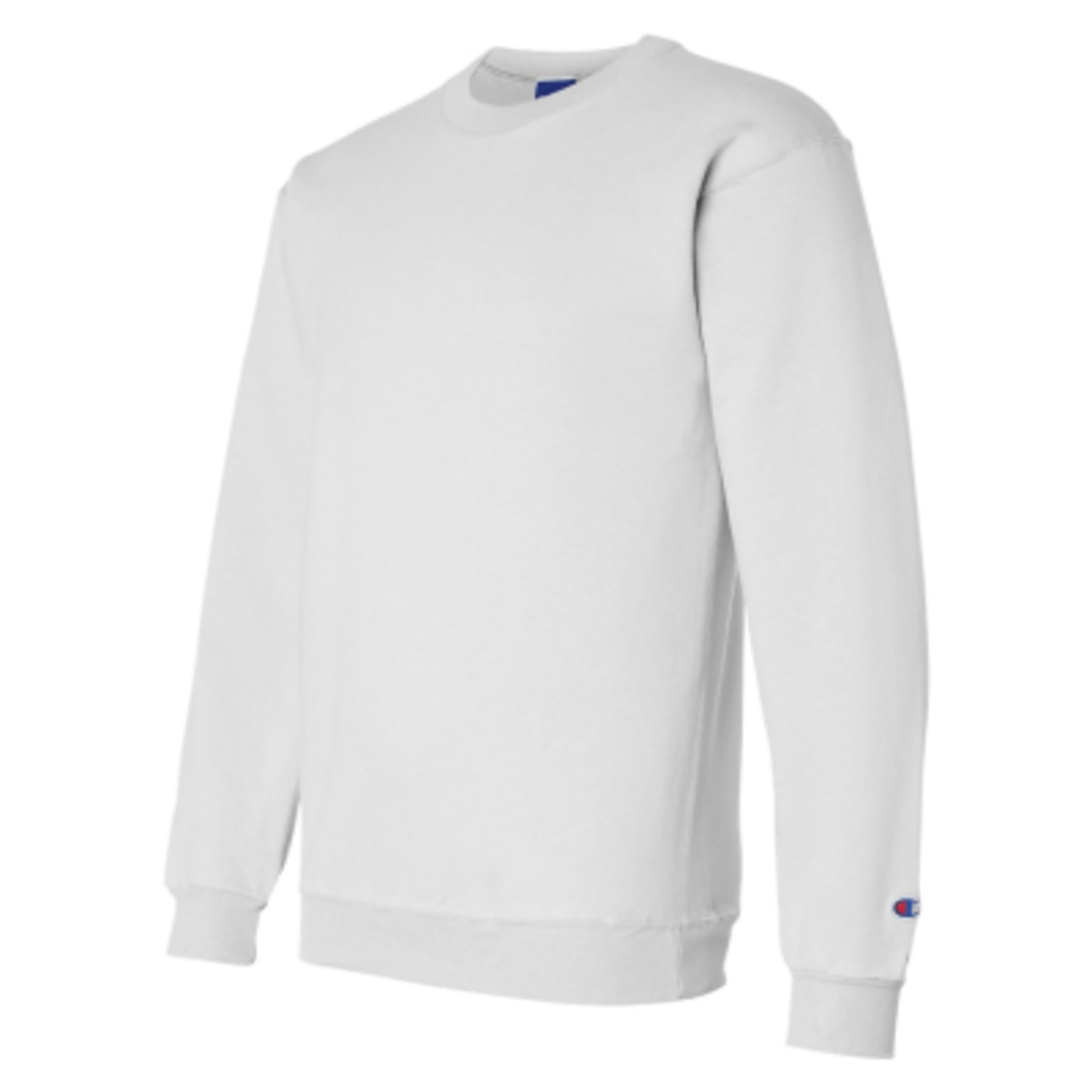 Crewneck Sweatshirt with Eco Recycled Polyester (Unisex) - White - side - product view 23