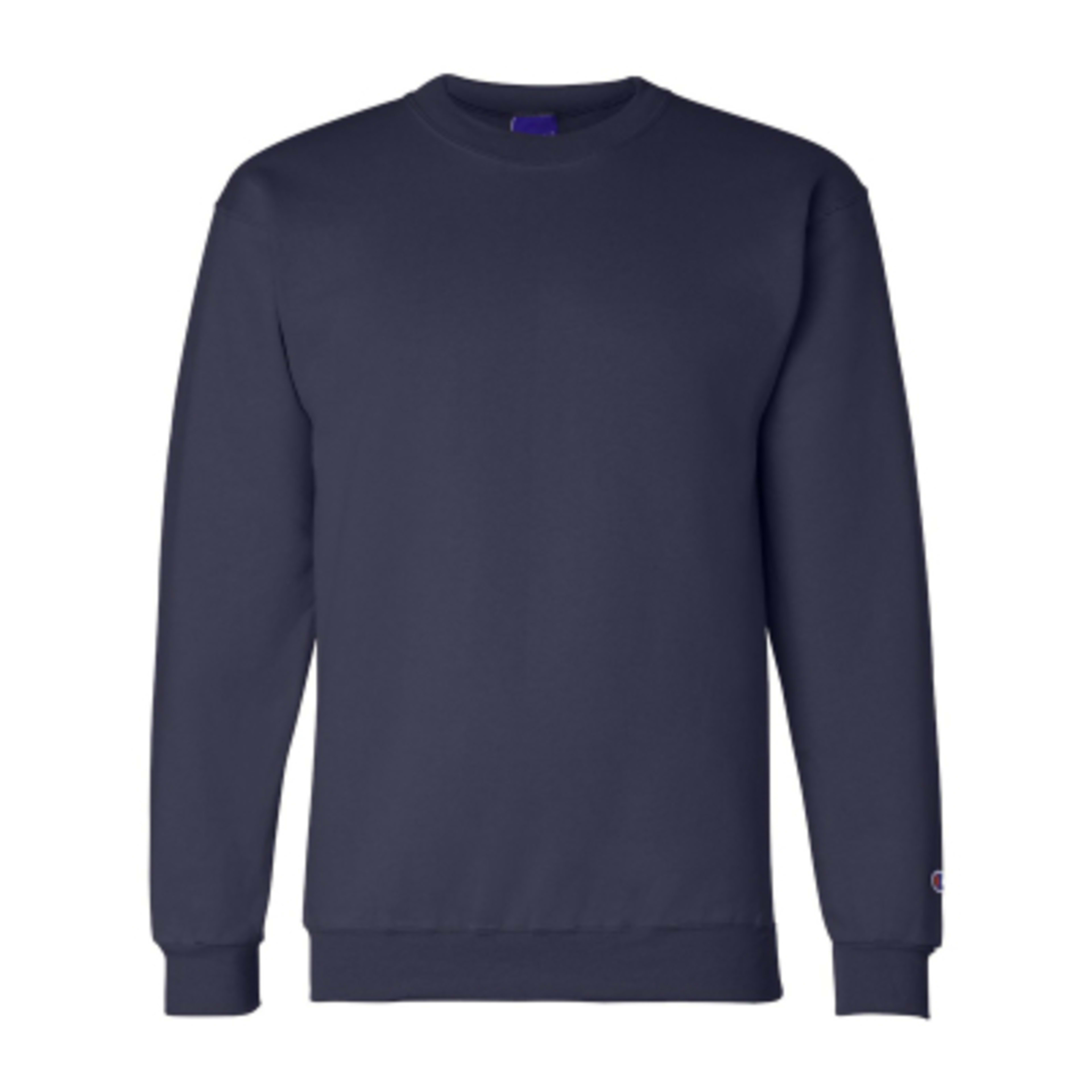 Crewneck Sweatshirt with Eco Recycled Polyester (Unisex) - Navy - front - product view 26