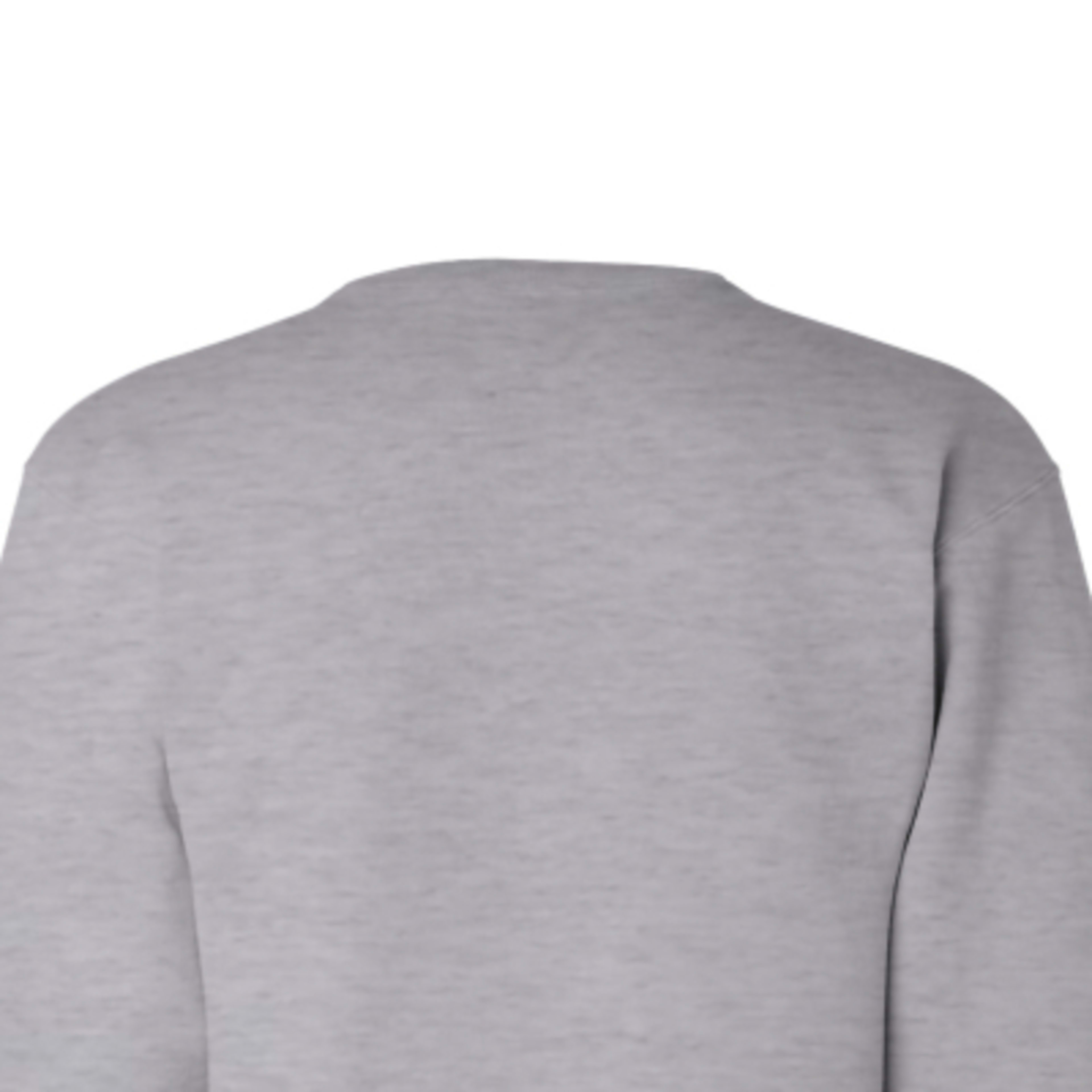 Crewneck Sweatshirt with Eco Recycled Polyester (Unisex) - Lightsteel - back zoom - product view 27