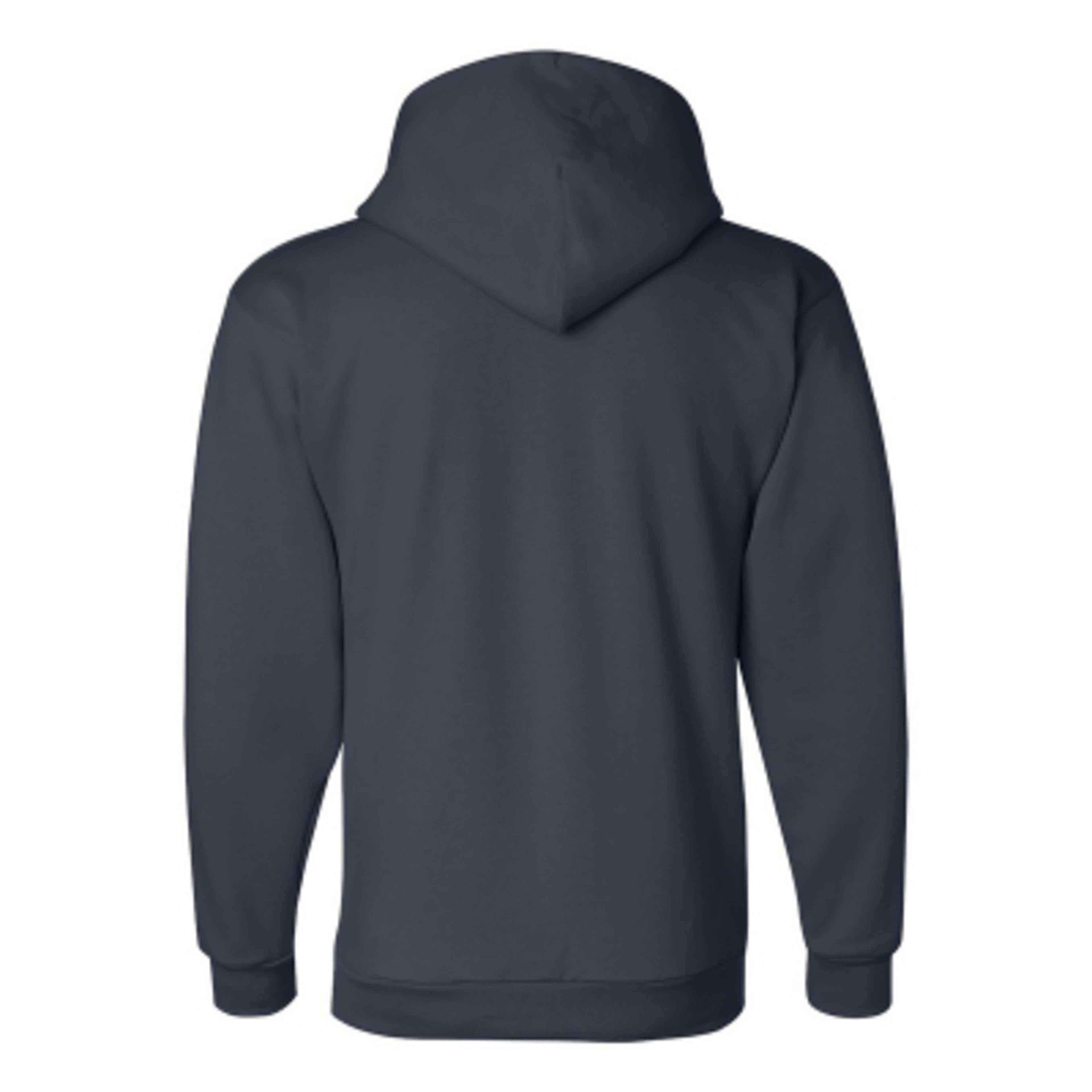 Custom Hoodies Pullover with Front Pouch Pocket (Unisex) - Navy - Back - product view 12