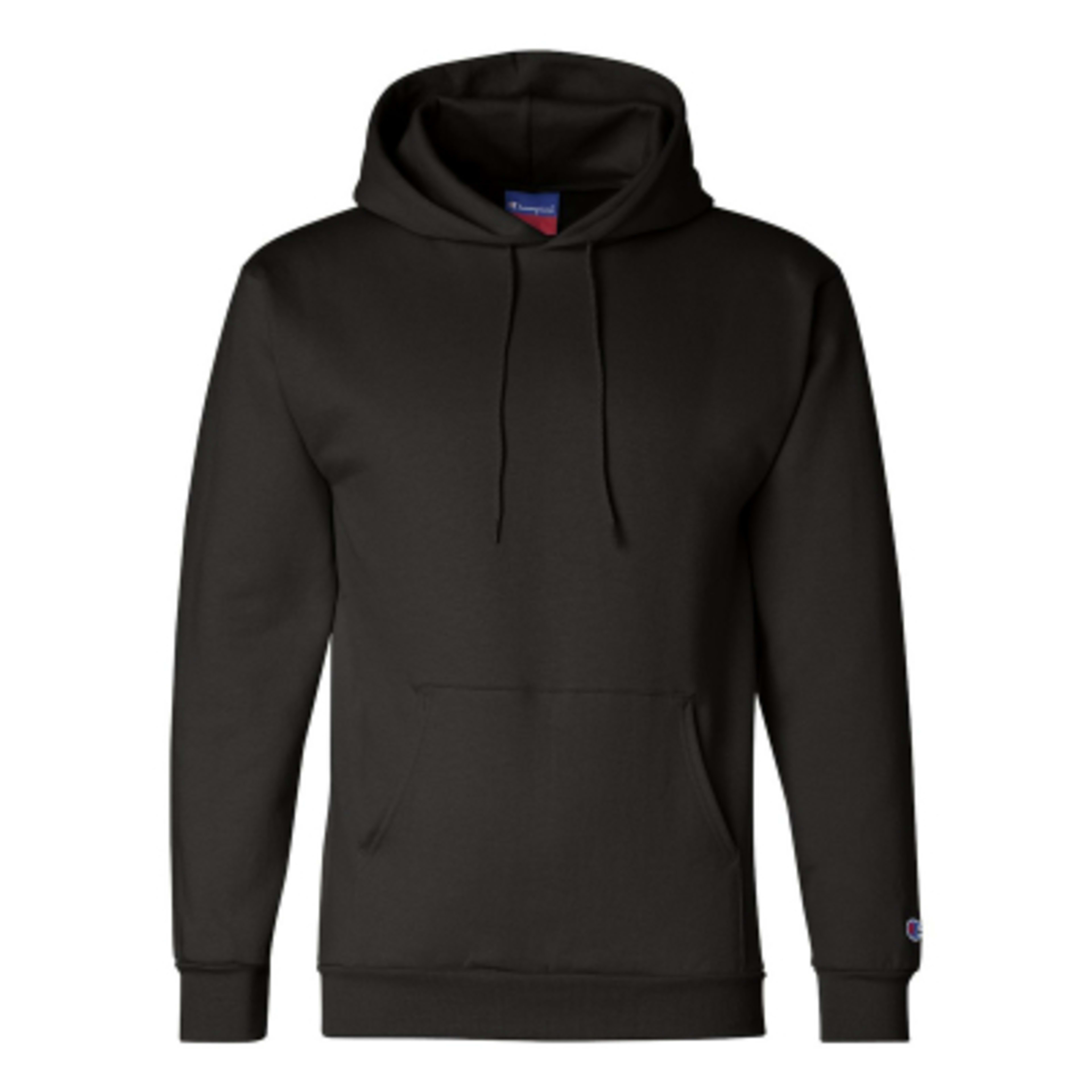 Custom Hoodies Pullover with Front Pouch Pocket (Unisex) - Black - product view 6