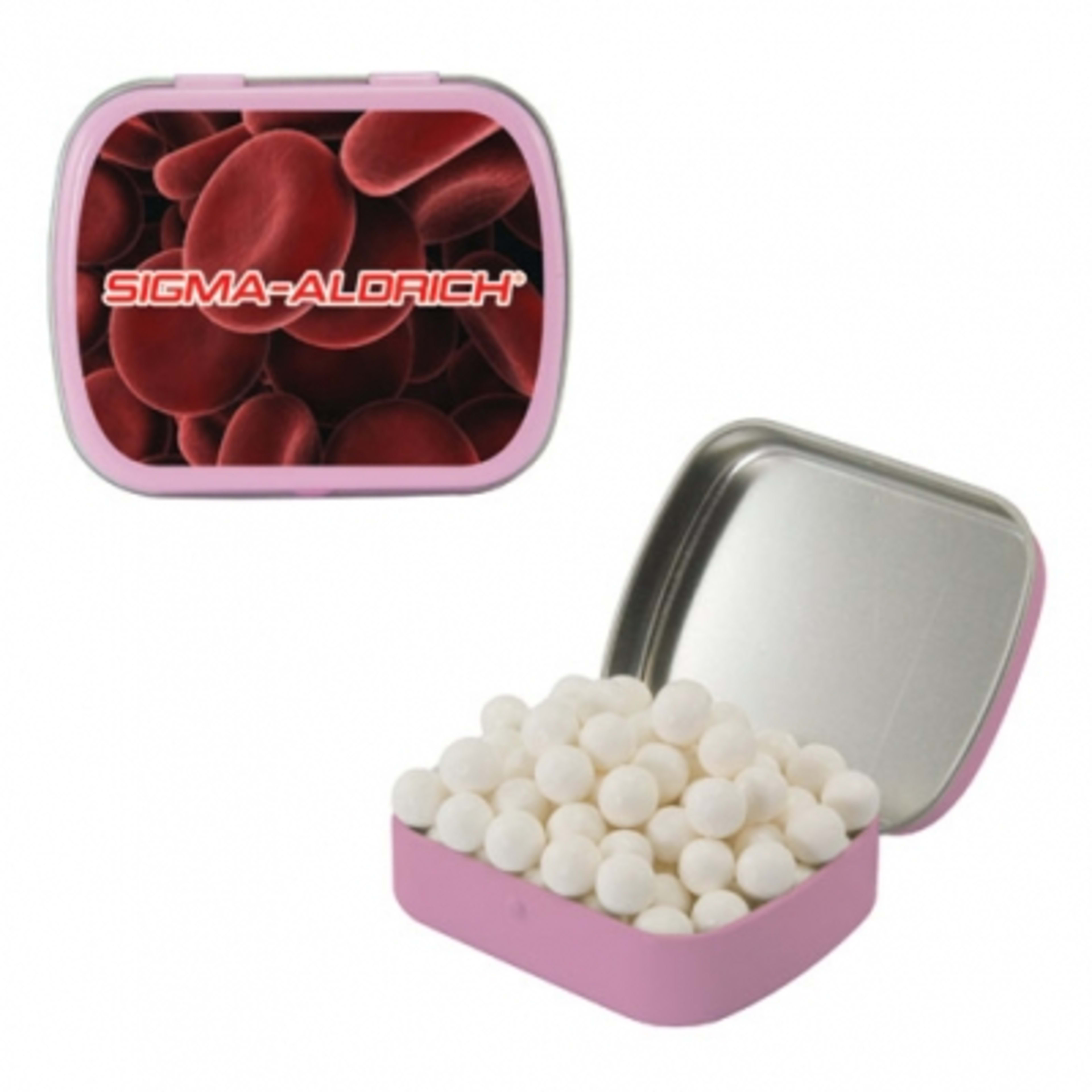 Candy Tin Small Hinged with Custom Fill - 2.375 in - product view 16