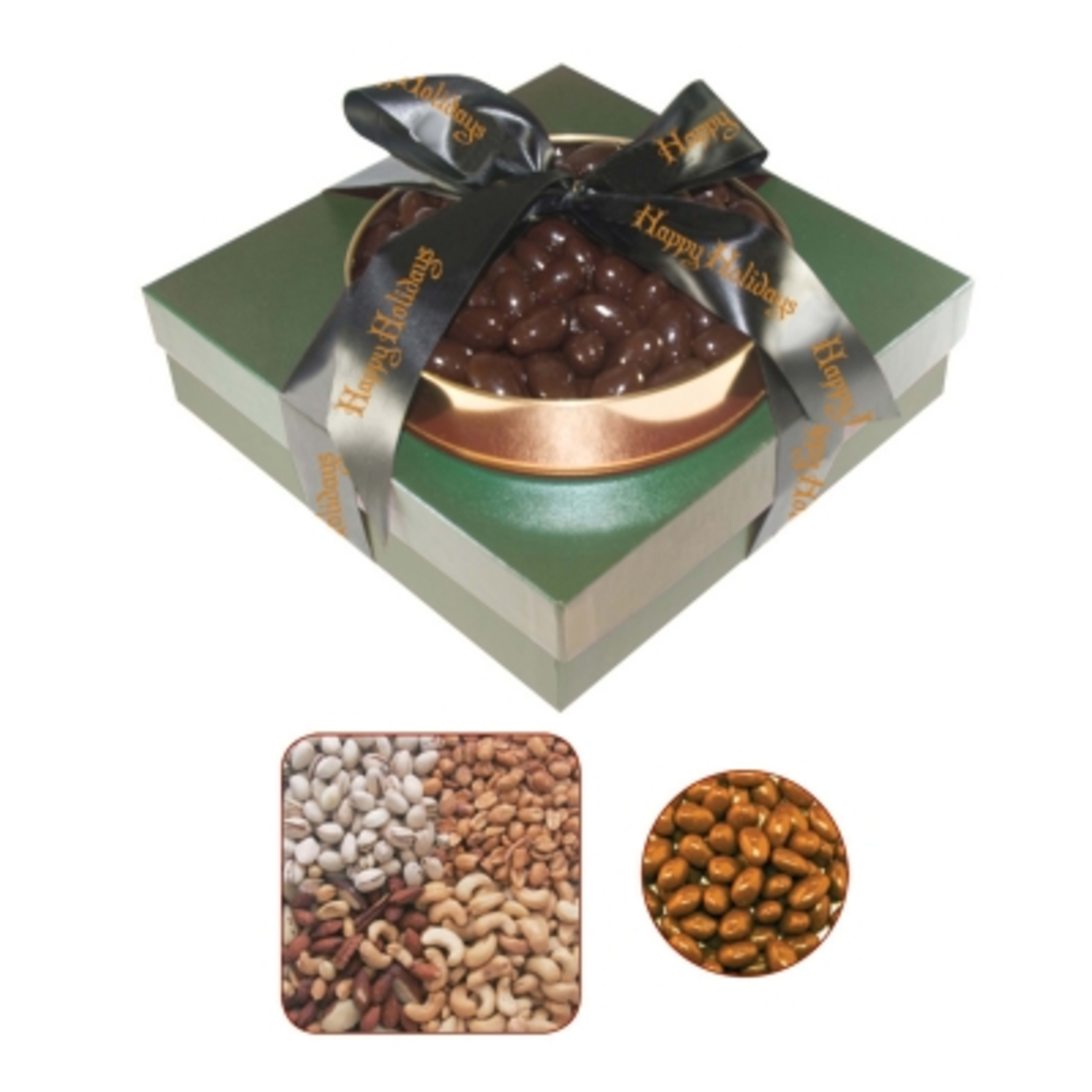 Gift Tower Gourmet Nuts and Chocolate - 8 x 3.5 x 8 in - 2 - product view 4