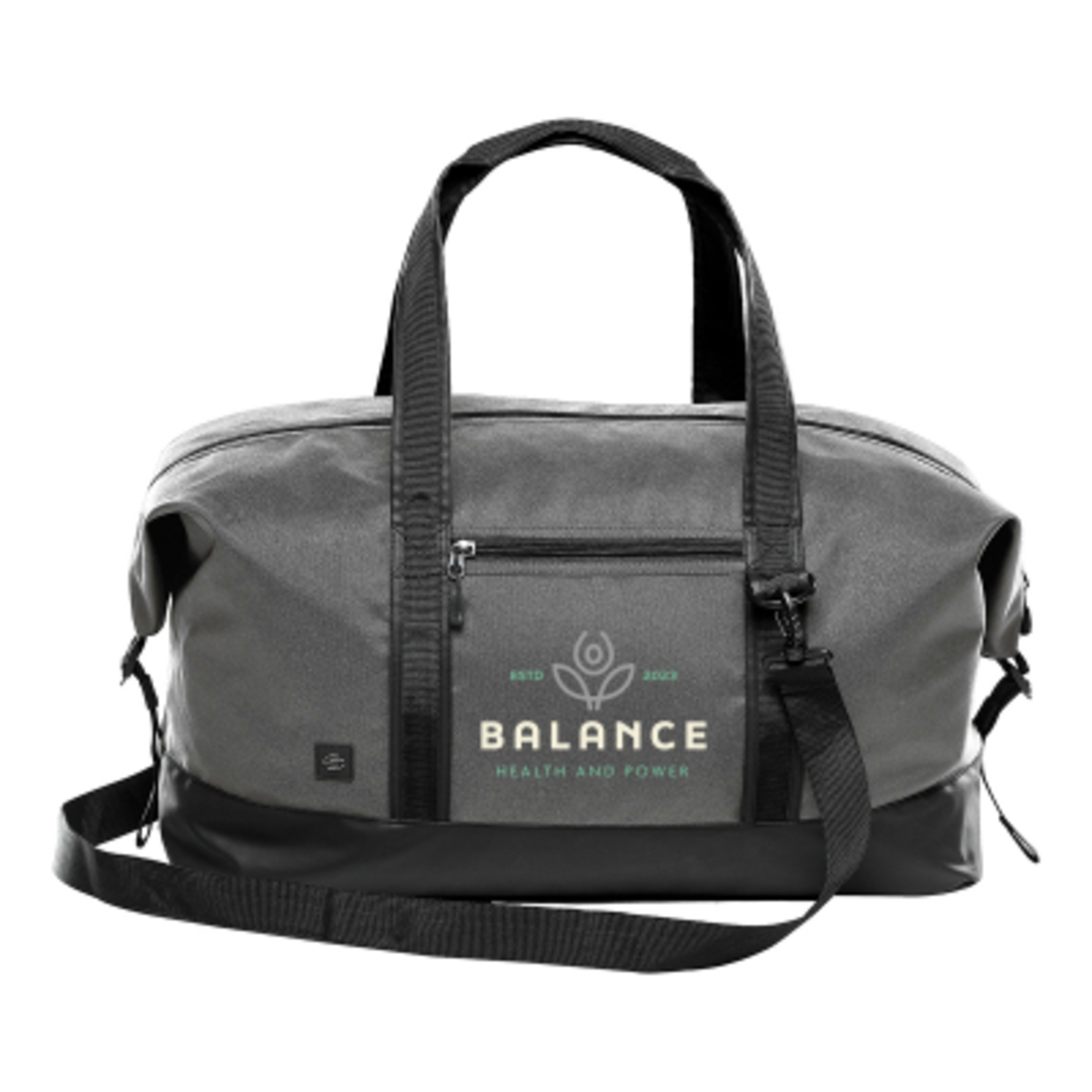 Duffel Bag Waterproof Base with Shoulder Strap - 22 x 11 x 9 in - Dolphin Black - group - product view 1