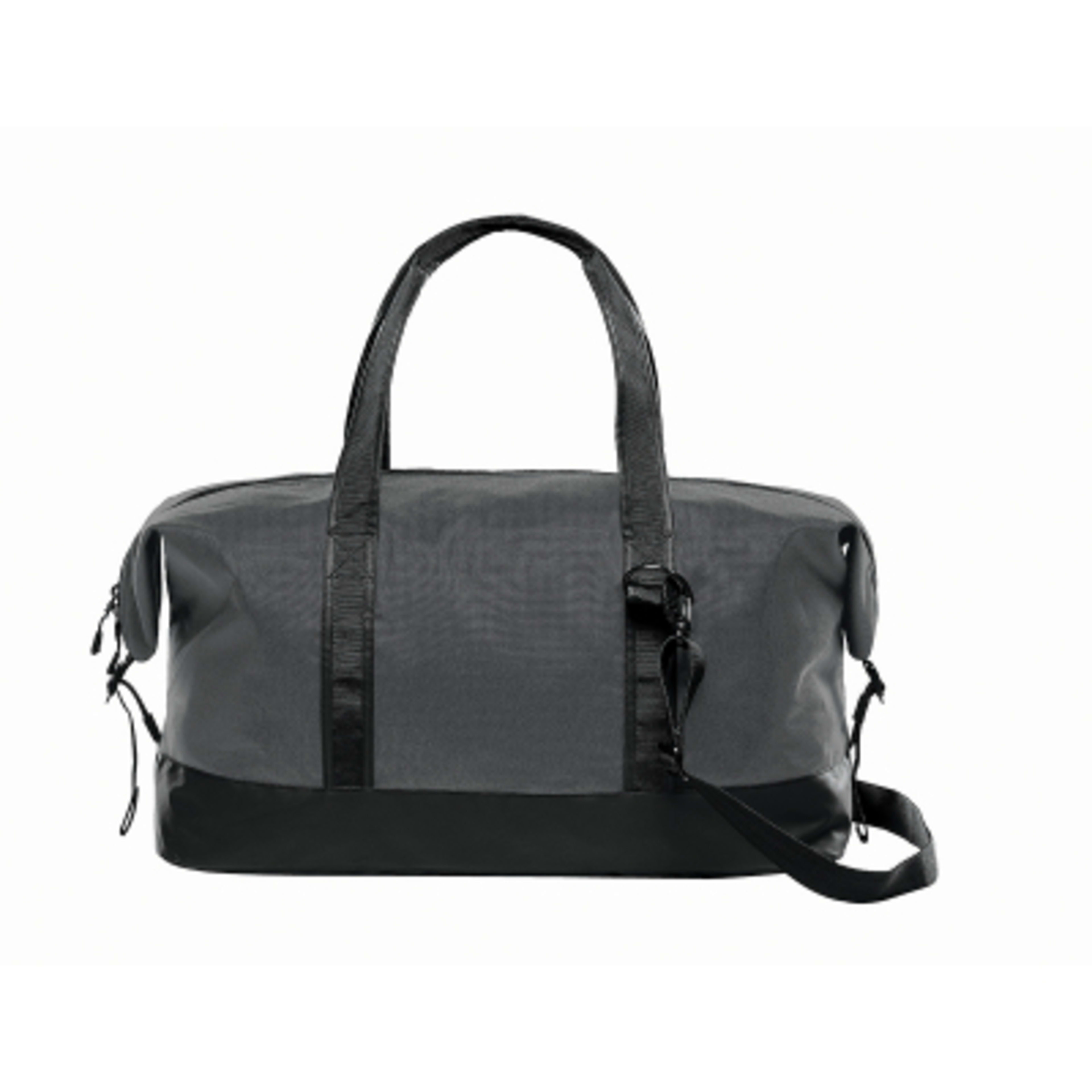 Duffel Bag Waterproof Base with Shoulder Strap - 22 x 11 x 9 in - Dolphin Black - Back - product view 2