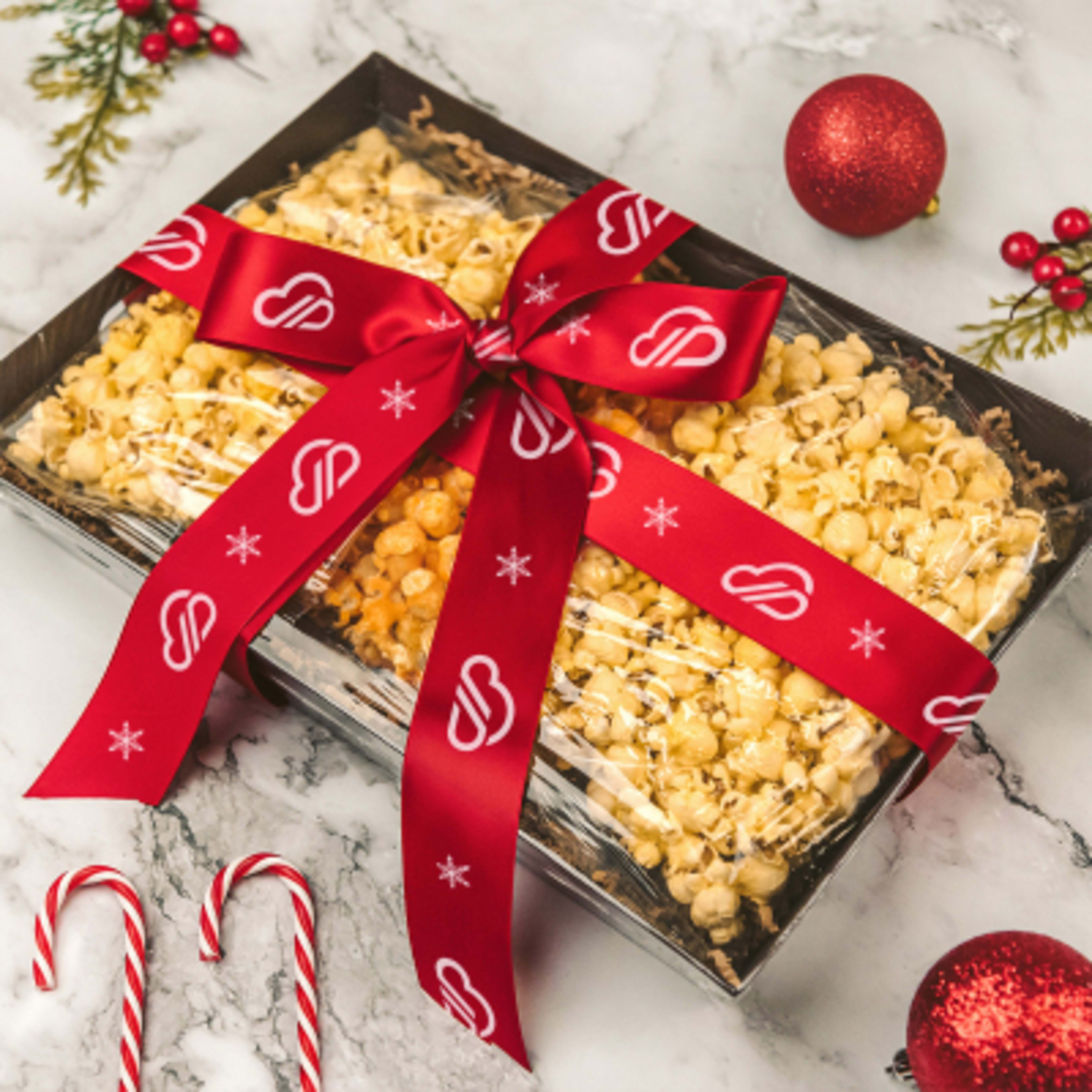 Gift Tray Wall Street with Snack Assortment - 13.5 in - Popcorn - Hot Stamp - product view 3