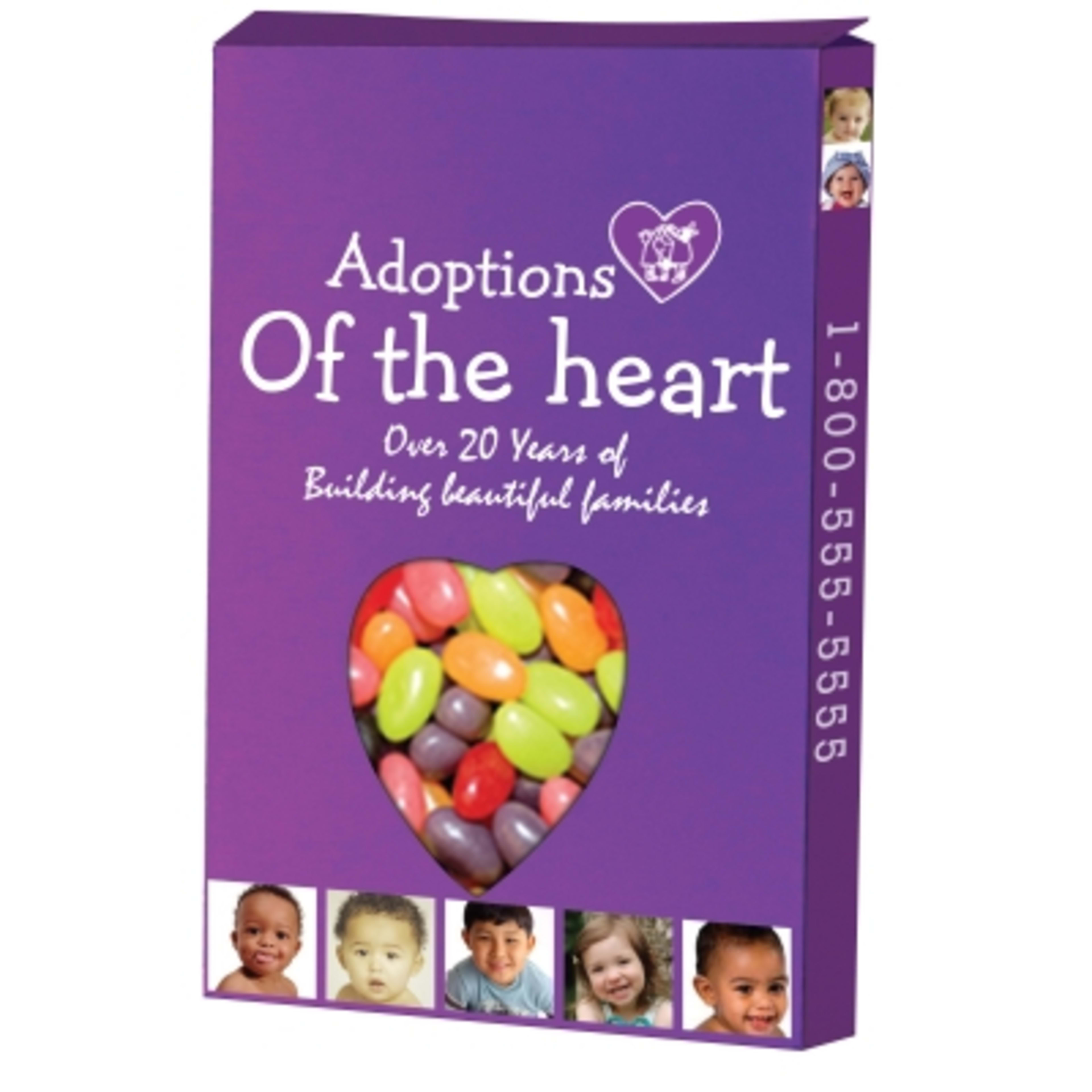 Candy Box Custom Die Cut with Window - 2.8 x 4 in - 2 - product view 7