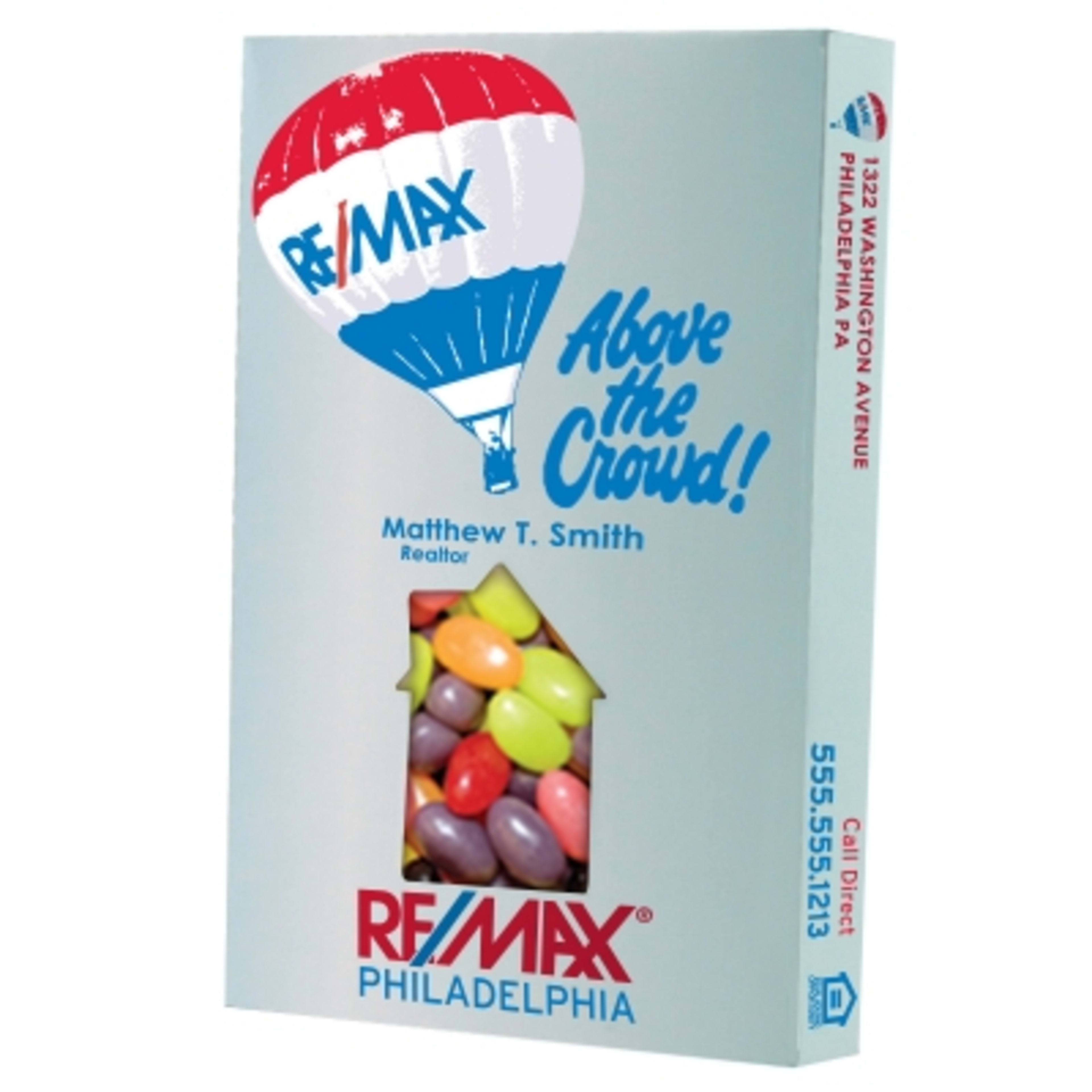 Candy Box Custom Die Cut with Window - 2.8 x 4 in - 2 - product view 8