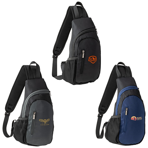 AeroLOFT® Crossbody Sling Backpack - promotional product with custom logo