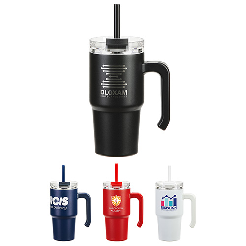 Millenium 20 oz Vacuum Insulated Stainless Steel Mug - promotional product with custom logo