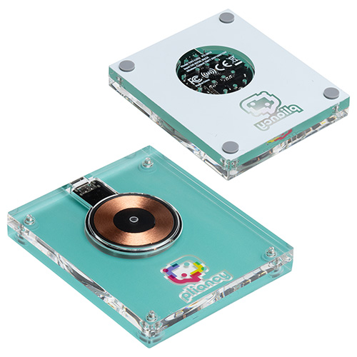 Lucent Acrylic Light-Up 15W Wireless Charger - promotional product with custom logo