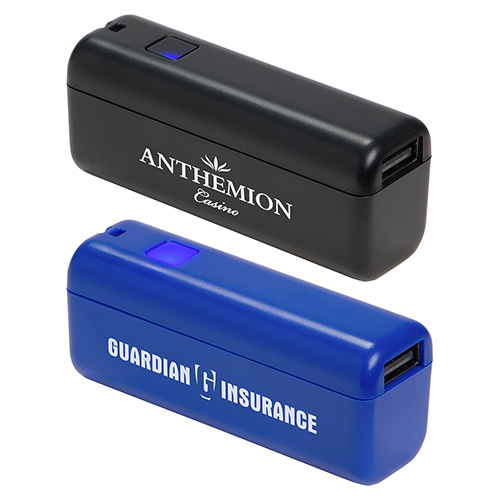 Mini 2200mAh Power Bank - promotional product with custom logo