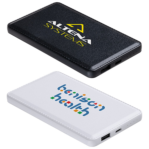 Sovereign 4000mAh Wireless Charging Power Bank with Recycled Case - promotional product with custom logo