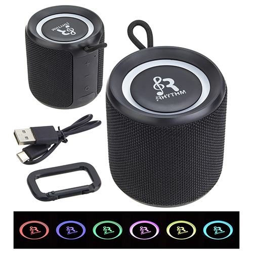 Cobalt Light-Up IPX6 Waterproof Wireless Speaker - promotional product with custom logo