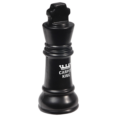 King Chess Piece Stress Reliever - promotional product with custom logo