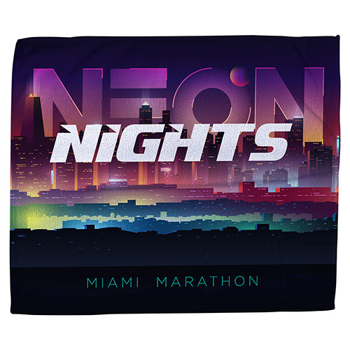 Terry Microfiber Rally Towel 15" x 18" - Full Color - promotional product with custom logo