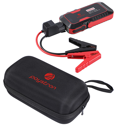 Pit Stop 12V 16000mAh Portable Jump Starter Kit - promotional product with custom logo