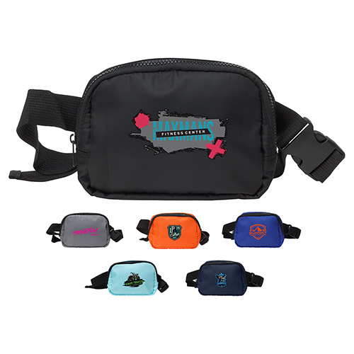 Atlas Polyester Belt Bag - promotional product with custom logo