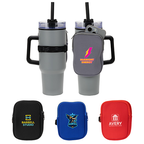 Cup Cadet Zippered Pouch - promotional product with custom logo