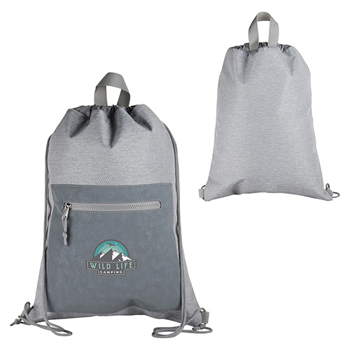 Dove Drawstring Backpack - promotional product with custom logo