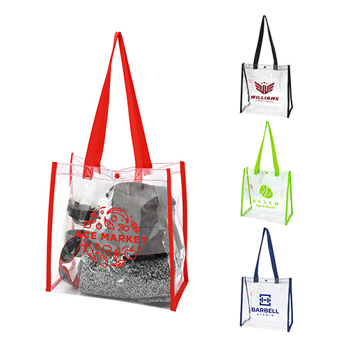 Game Day PVC Tote Bag - promotional product with custom logo