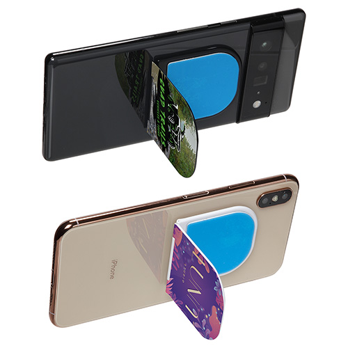 Flipstik® 3.0 Hands-Free Sticky Phone Stand - Full Color - promotional product with custom logo