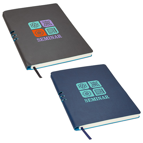 Seminar Soft-Cover Journal - promotional product with custom logo