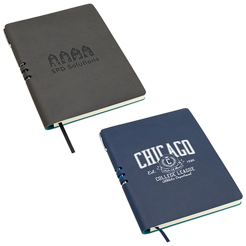 Seminar Soft-Cover Journal with Pen - promotional product with custom logo