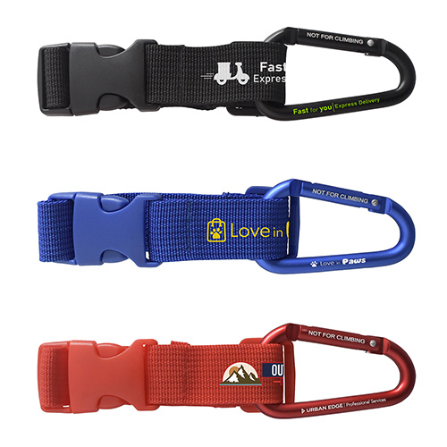 Best Buddy Tools ® Adjustable Strap Carabiner - promotional product with custom logo