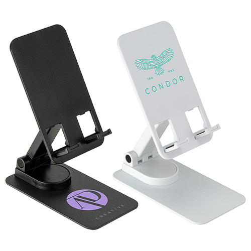 Ellipse 360 Degree Rotation Heavy Duty Phone Stand - promotional product with custom logo