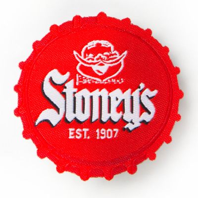 Woven Patch Fine Detail Heat Sealed - 2.25 in - View 1 - Custom Logo Kitchen Tools - product view 2