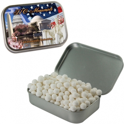 Tin Large Hinged Multi-Fill Options - 2.75 x 3.875 in - View 2 - Bulk Custom Mints & Gum - product view 3