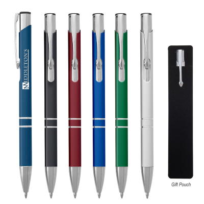 Ballpoint Pen Aluminum Plunger Action - 5.5 in - Custom Promotional Product