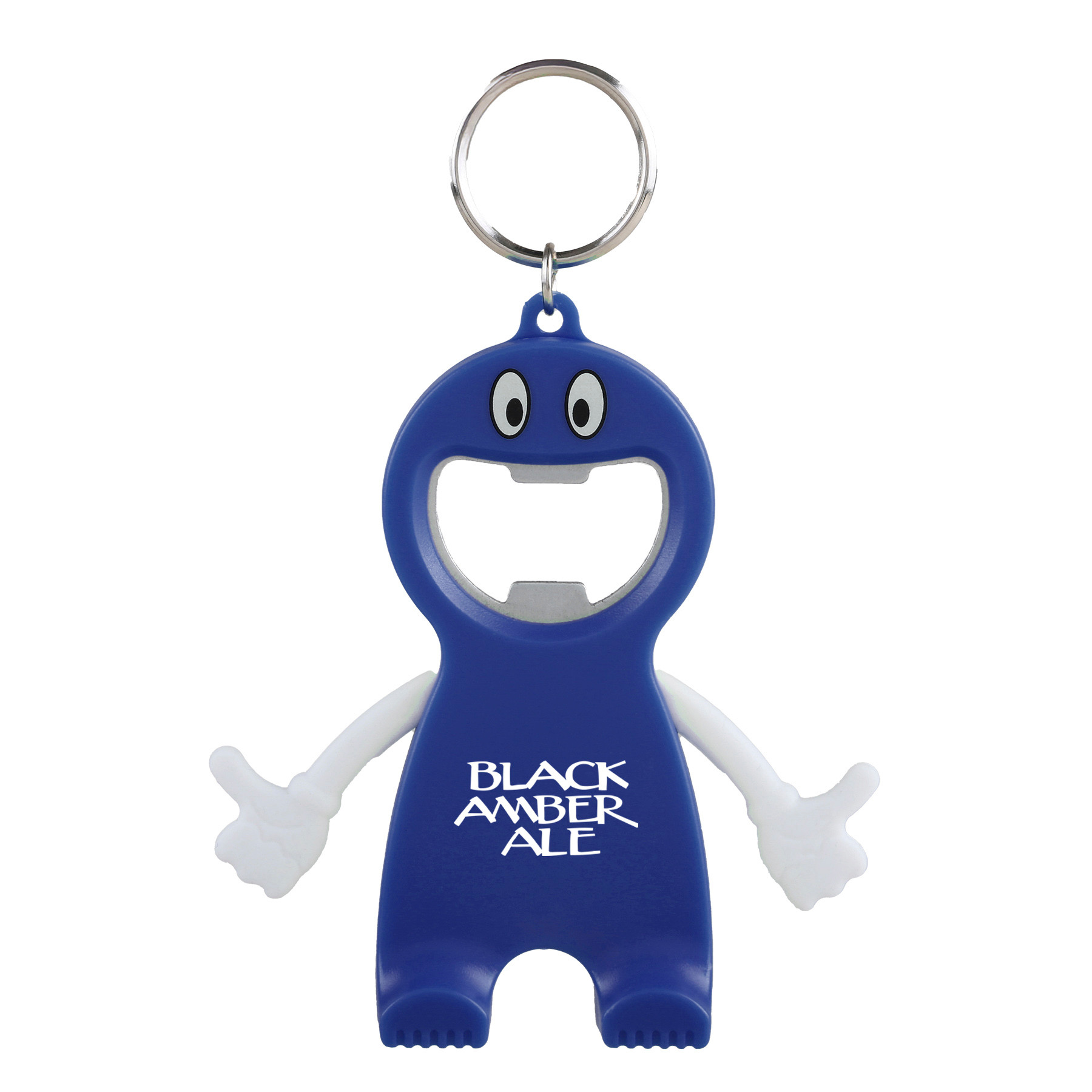Bottle Opener Keychain Character Design ABS - 3.25 in - View 9 - Custom Bottle Opener Keychains - product view 10