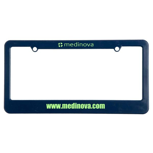 License Plate Frame 2-Hole Straight Bottom - 12 x 6 in - View 4 - Personalized License Plates & Frames - product view 5