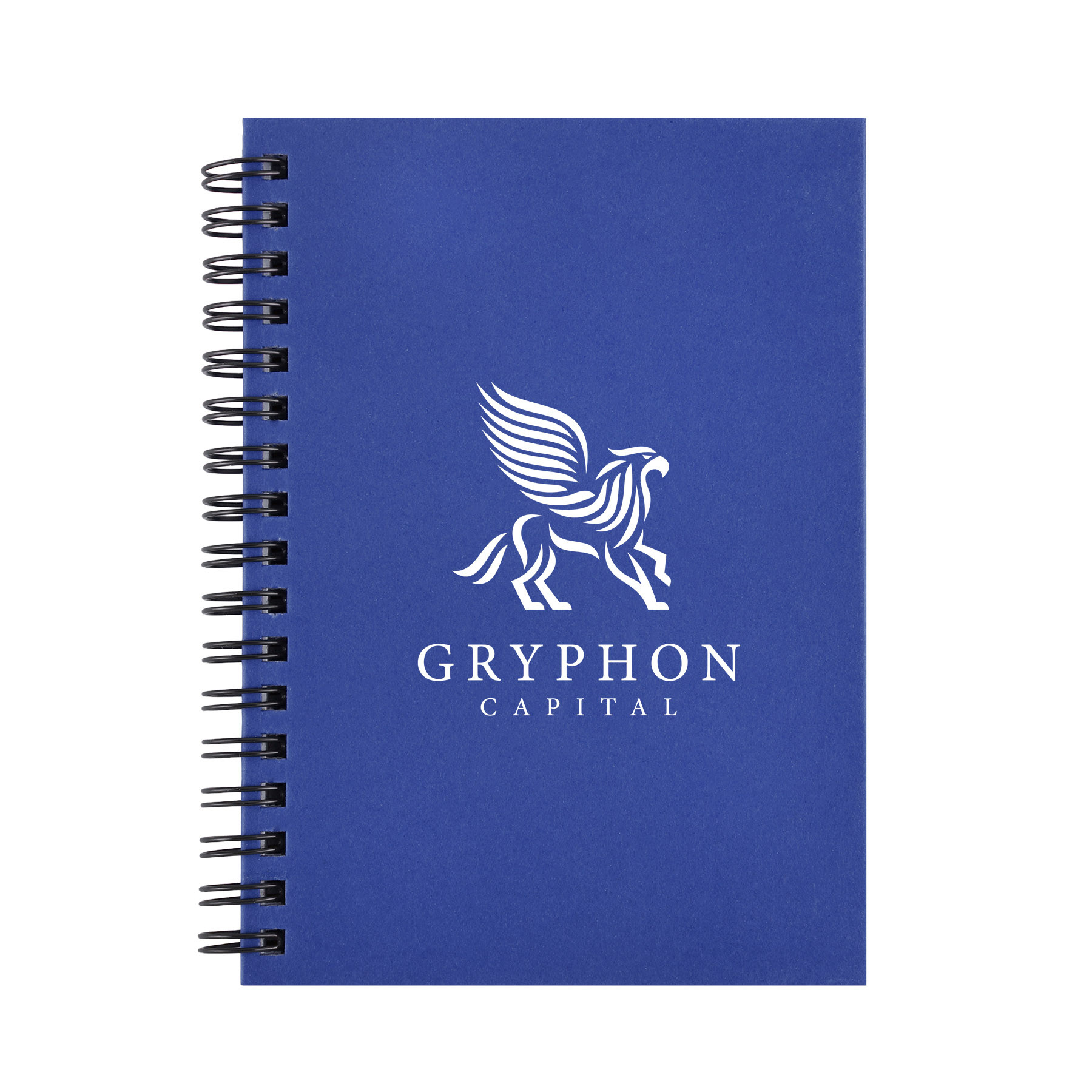 Hardcover Notebook Spiral Bound FSC Paper - 6.25 x 8.25 in - View 4 - Promotional Custom Spiral Notebooks - product view 3