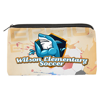 School Pouch Sublimated Full Color - 9 x 5 in - View 1 - Branded Pouches & Cases - product view 2