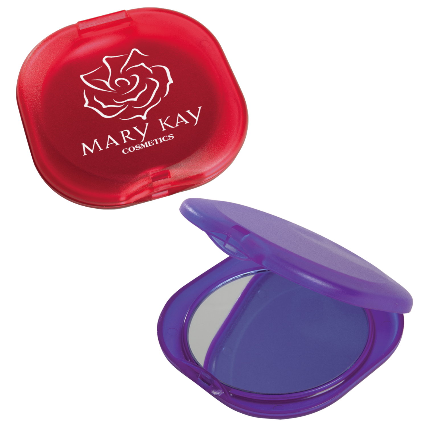 Compact Mirror Plastic Standard - 2.75 x 2.75 in - View 9 - Custom Logo Personal Care Kits - product view 10