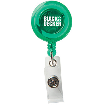 Badge Reel Retractable Round with Snap Lock - 30 in - View 2 - Custom Printed Custom Retractable Badge Holders - product view 3