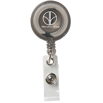 Badge Reel Retractable Round with Snap Lock - 30 in - View 3 - Logo Custom Retractable Badge Holders - product view 4