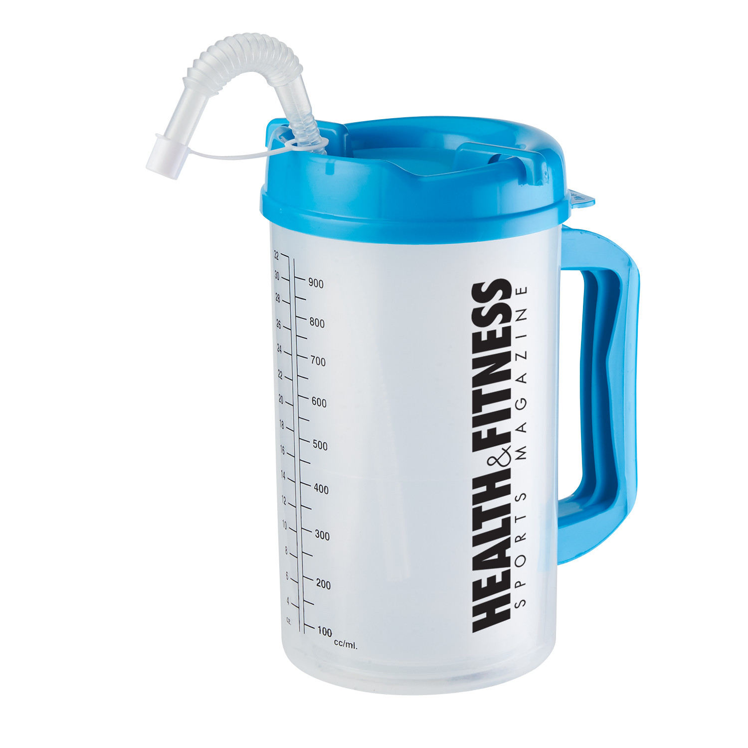 Measurement Mug Double Wall Insulated Bendable Straw - 32 oz - Custom Promotional Product