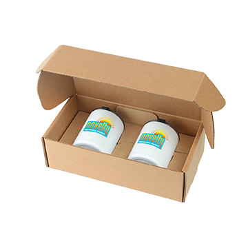 Low Ball Glass Insulated Gift Set - 10 oz (2 Pack) - View 3 - Custom Corporate Gift Sets - product view 4