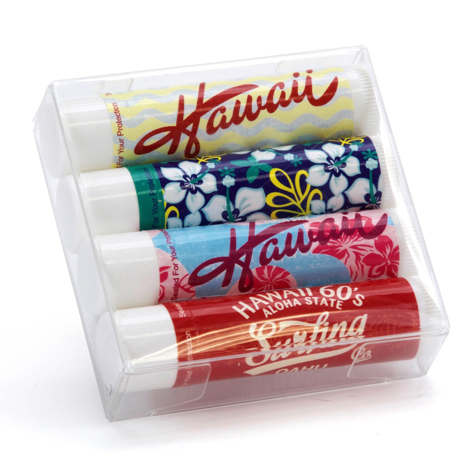 Personalized Lip Moisturizer Beeswax Natural - (4 Pack) - Promotional Lip Balm & Moisturizers with Logo