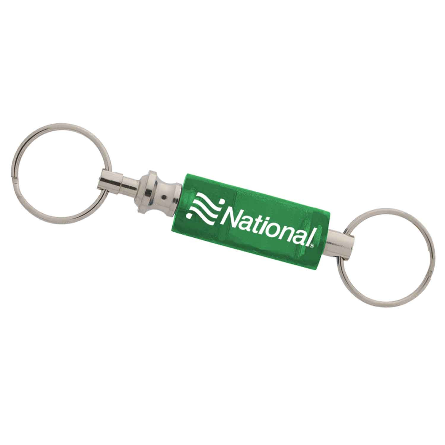 Key Separator Valet Two-Piece Plastic - 2.56 in - View 3 - Imprinted Keychains - product view 4