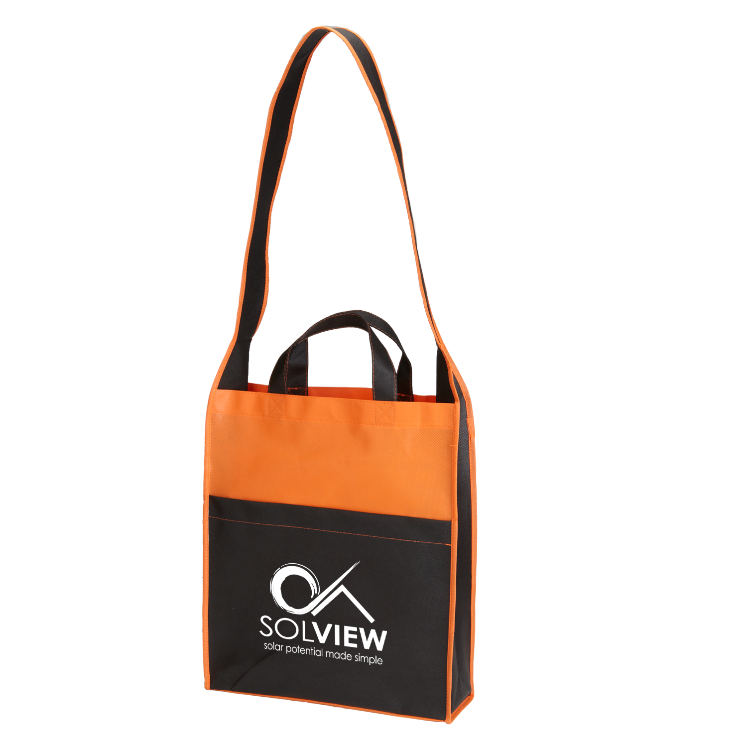Tote Bag Event Two-Tone with Strap - 13 x 15 x 4 in - product view 3