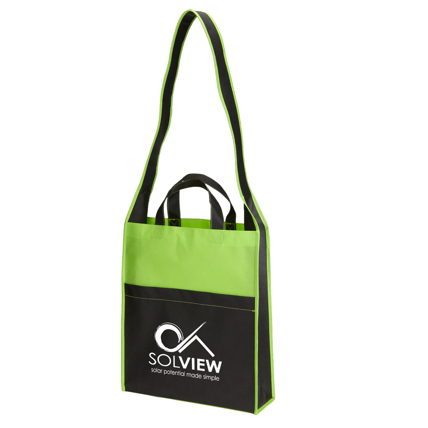 Tote Bag Event Two-Tone with Strap - 13 x 15 x 4 in - product view 4