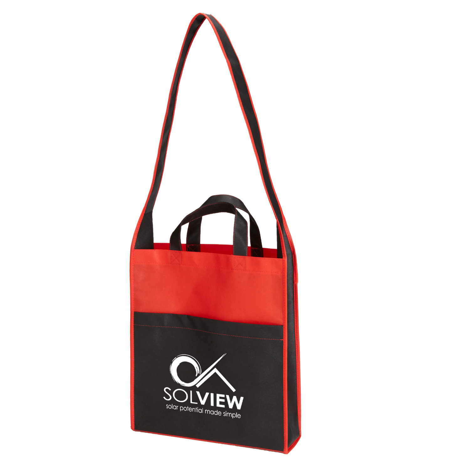 Tote Bag Event Two-Tone with Strap - 13 x 15 x 4 in - product view 5